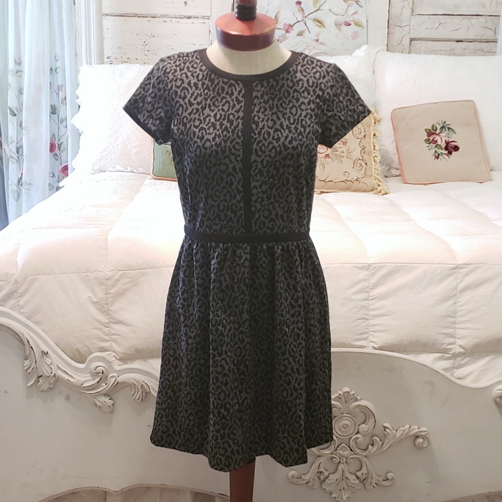 ☆LOFT☆ Beautiful grey leopard dress / tunic